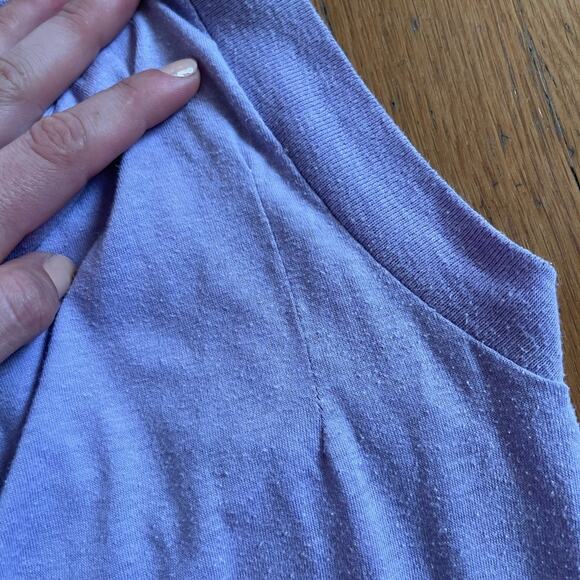 80s Vintage Michael Jackson Purple Single Stitch Muscle T Shirt - Picture 9 of 9